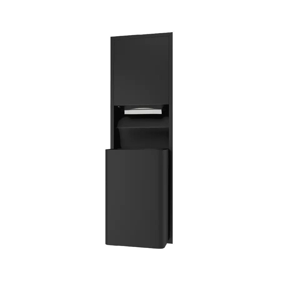 BKPDRN BKPDRN Washroom Panel (Tissue Dispenser + Waste Receptacle)