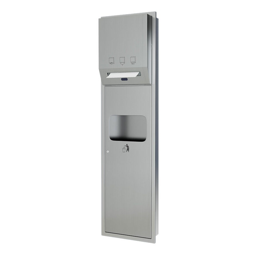 KPD3A-Automatic Paper-Dispenser-Waste-Bin