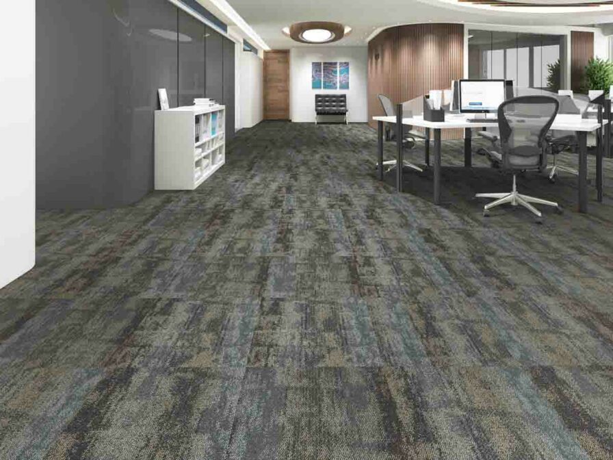 Carpet Tile Pixel used in office space