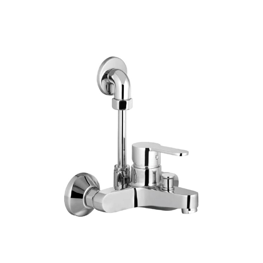 Single Lever Wall Mixer with provision for Overhead shower & bend pipe RIV-1019R