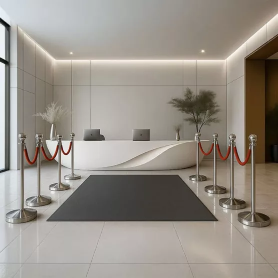 EQM2P Classic Post Rope Barrier