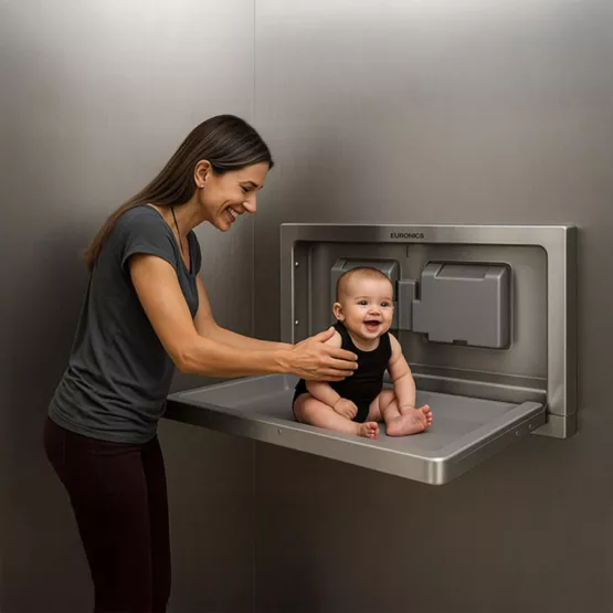 EDC3S Baby Diaper Changing Station (Steel)