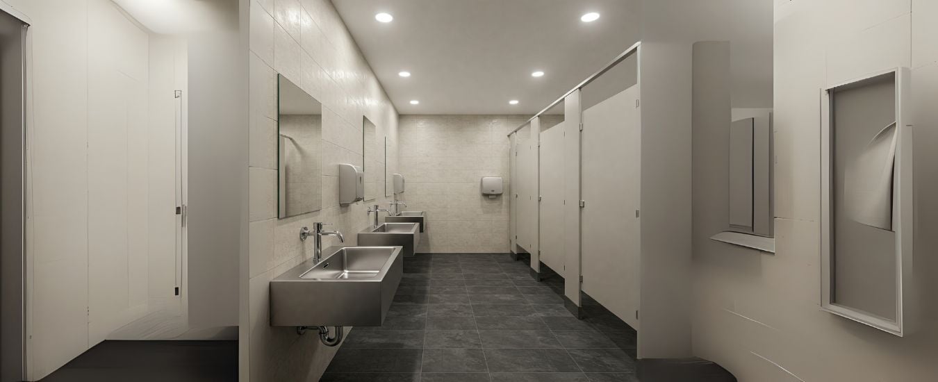 Euronics Automatic Sensor Taps Installed in Public Washroom For Efficient Hygiene