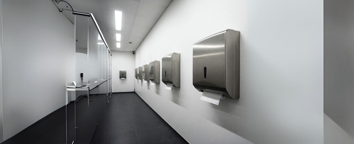 Automatic Stainless Steel Paper Towel Dispensers for Public Washroom By Euronics India