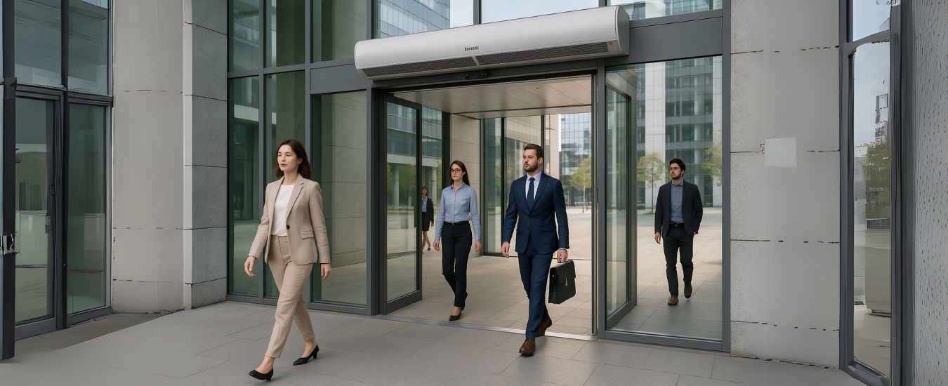 Air Curtain Machine For Commercial workspace entrances by Euronics