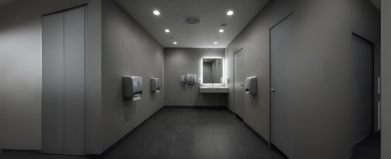 Automatic Paper Dispenser Installed in Public Washroom By Euronics Industries