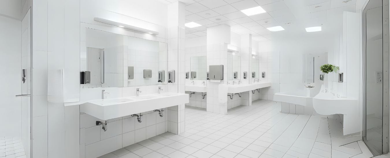 Sensor-Operated Soap Dispenser Installed In Public Washroom By Euronics Industries