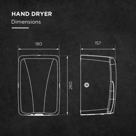 EH250NW Metal Hand Dryer