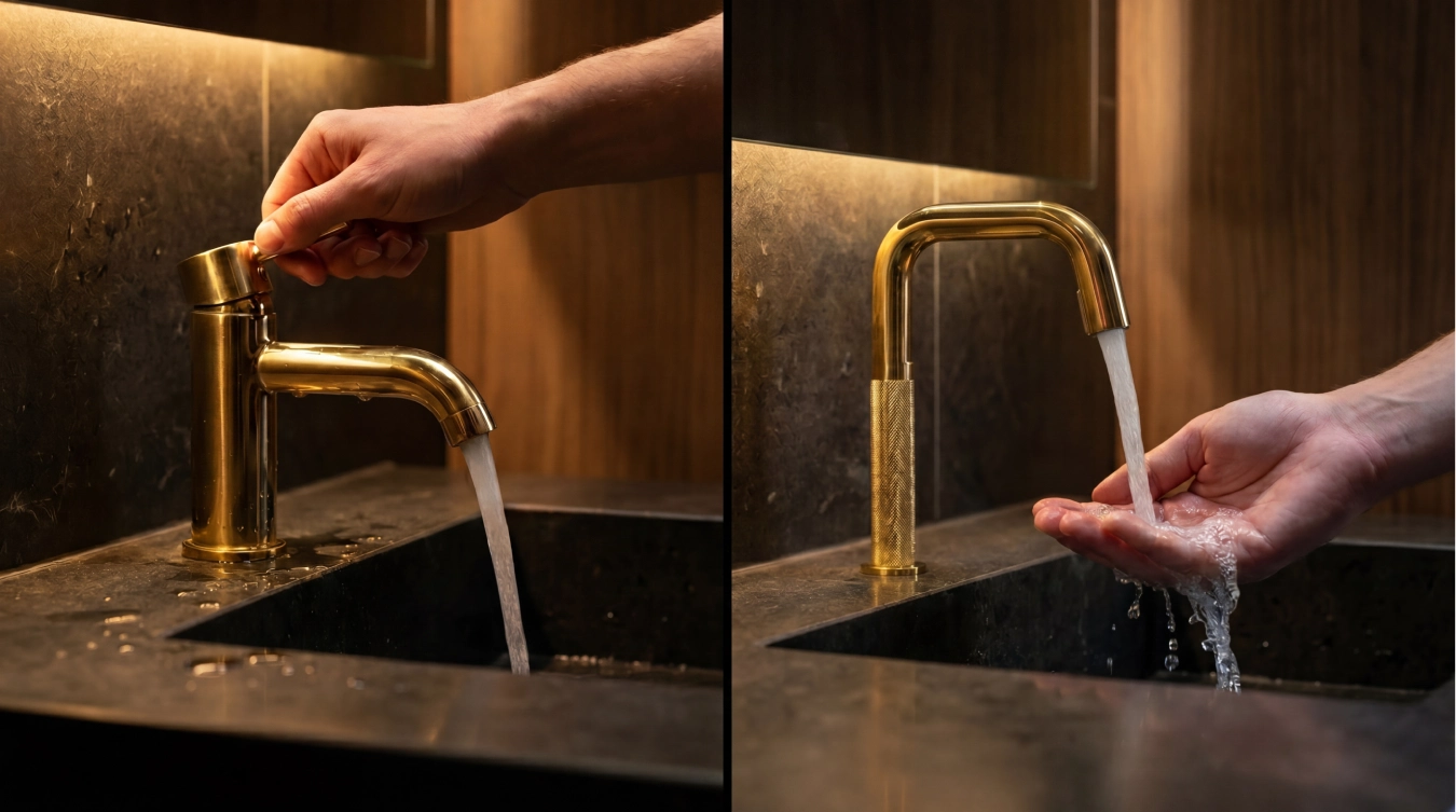Manual vs Sensor Taps